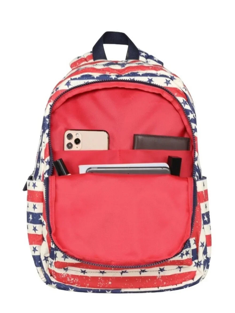 Montana West Star And Stripe Print Backpack NWT